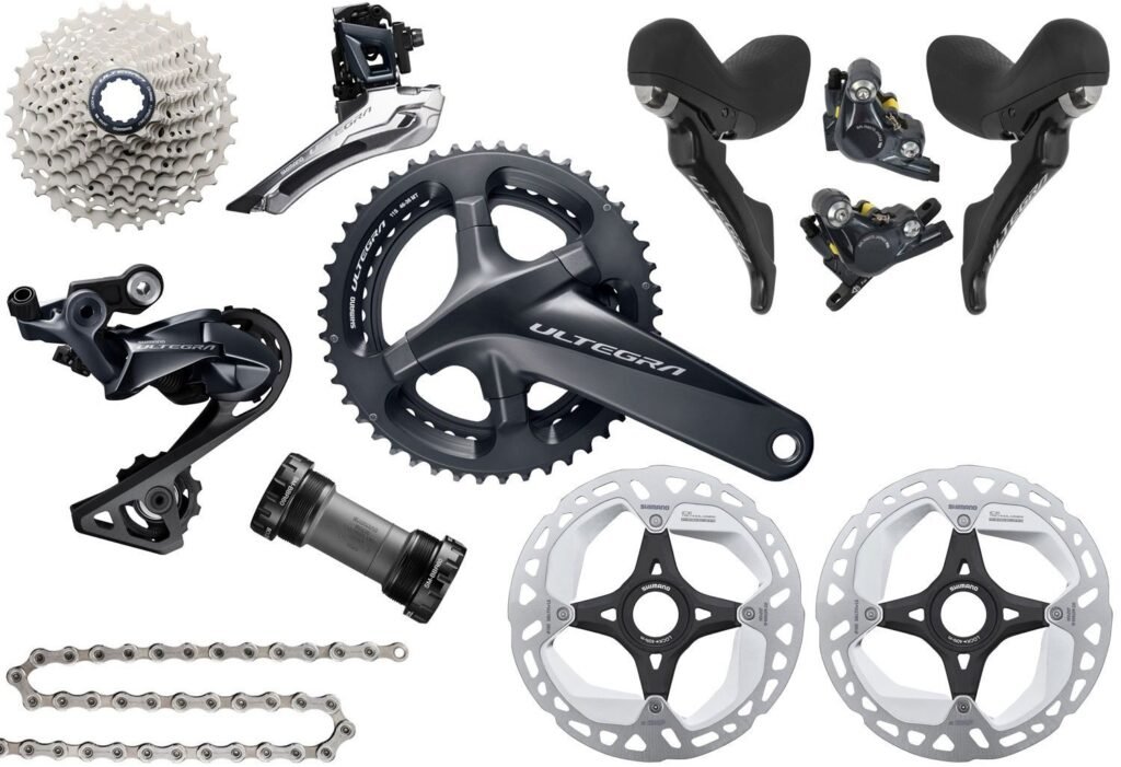 Shimano Gruppo ULTEGRA R8020 2x11 velocità 160/160mm